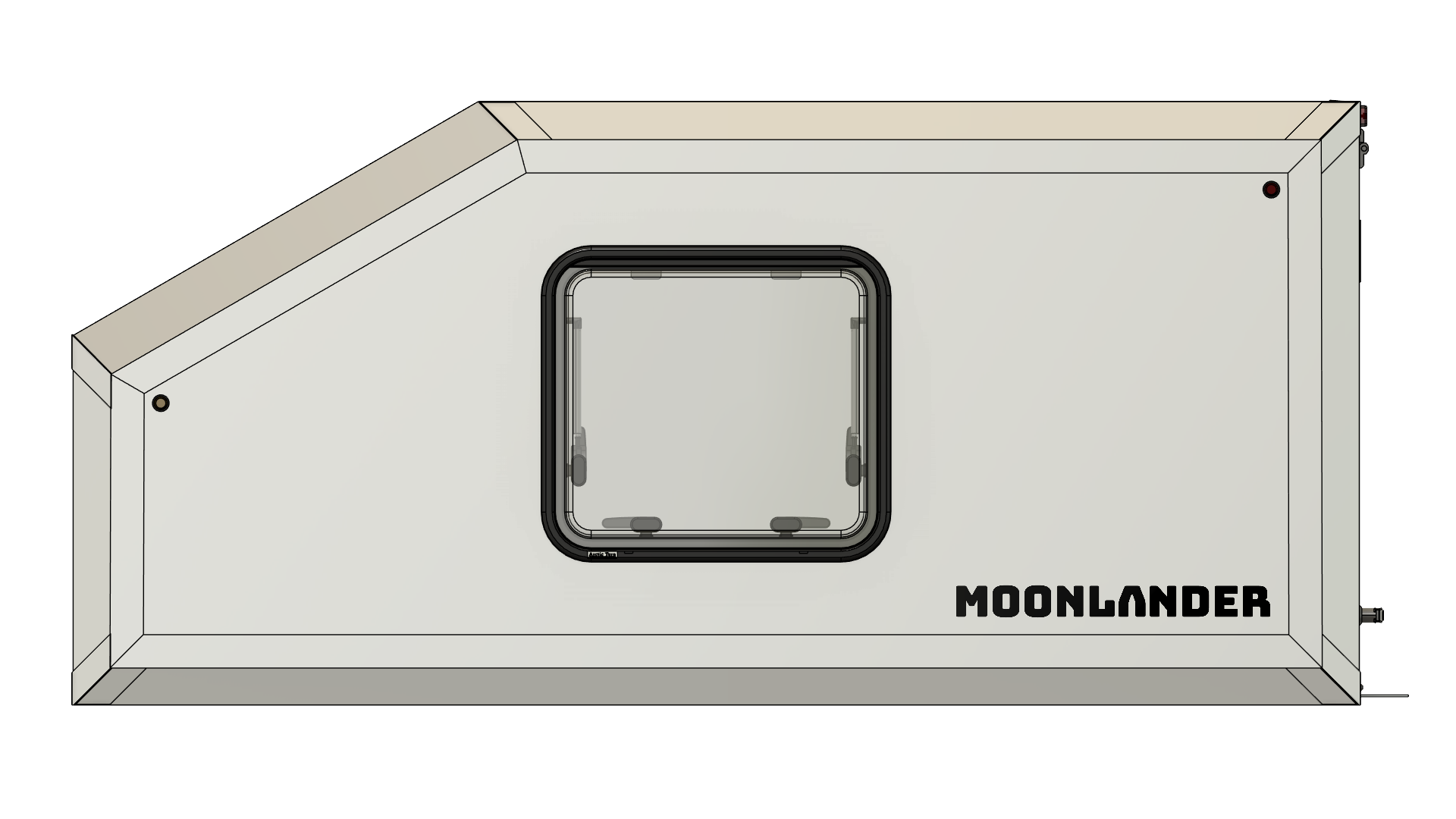 MLX Tailgate Arctic Tern Window 450x500mm
