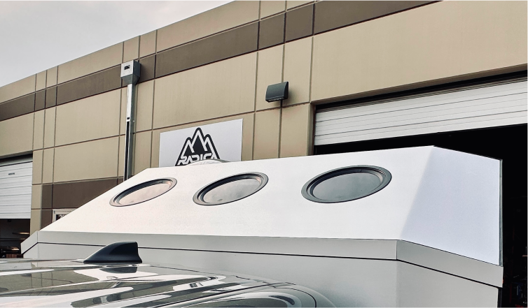 Front Slant Porthole Window