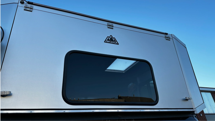 MLX Tailgate Tinted Stationary Window