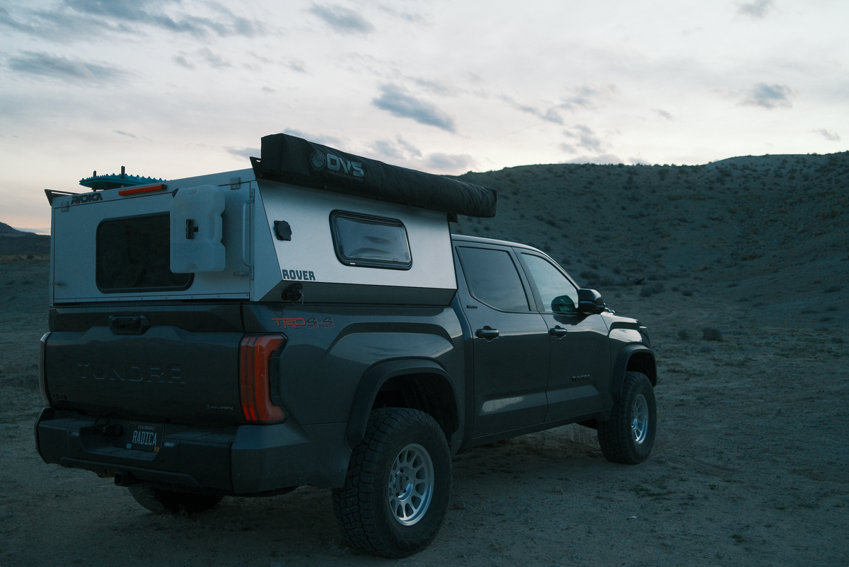 Topper Side Rack Mount ROVER Truck Topper | Side Pod Storage & Roof Rack | RADICA