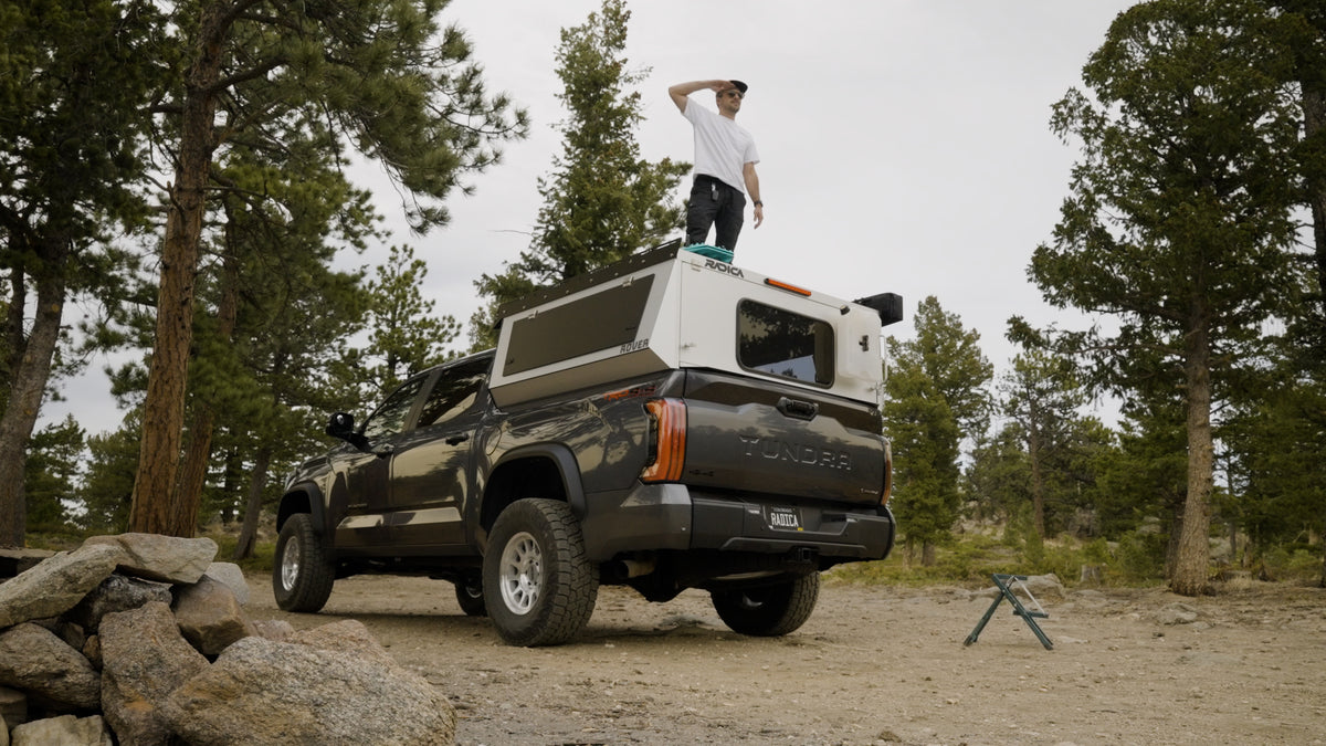 ROVER Truck Topper | Side Pod Storage & Roof Rack | RADICA